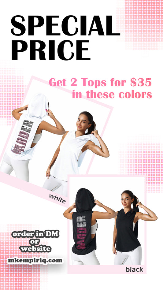HOT DEAL 🔥 Get Tops for $35 in White & Black colors
